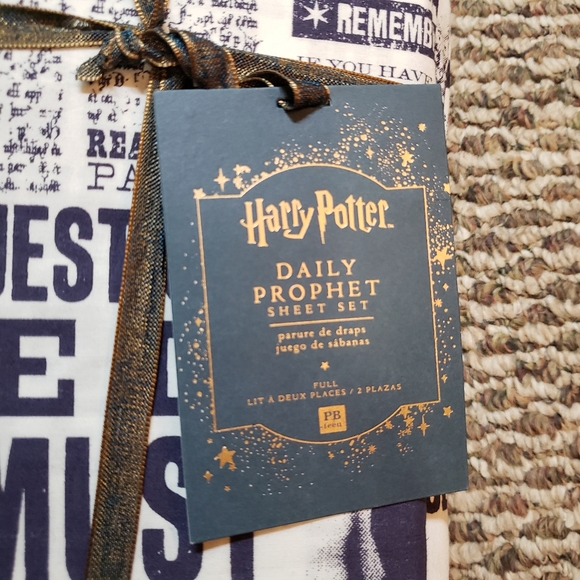 Harry potter PBT sheet set daily prophet NEW - Picture 4 of 4
